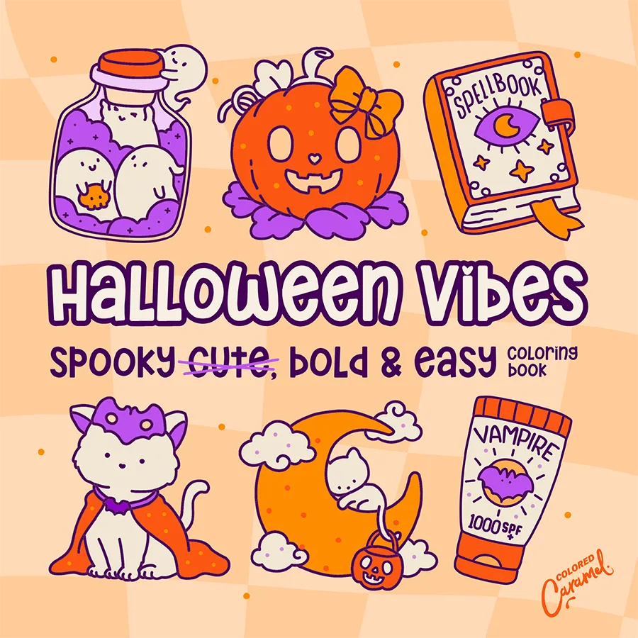 Spooky Bundle, coloring page preview 2