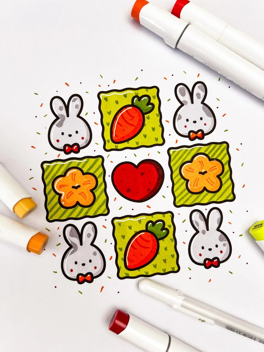 Easter Patterns: Cozy, Bold & Easy Coloring Book, coloring page preview 6