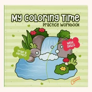 Practice Coloring Pages: Your Coloring Time Workbook to Train & Perfect Your Skills, coloring book cover