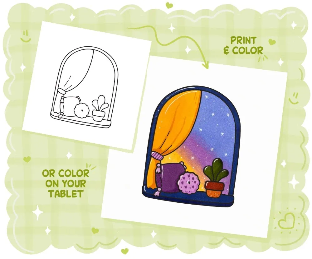 Practice Coloring Pages: Your Coloring Time Workbook to Train & Perfect Your Skills, coloring page preview 5