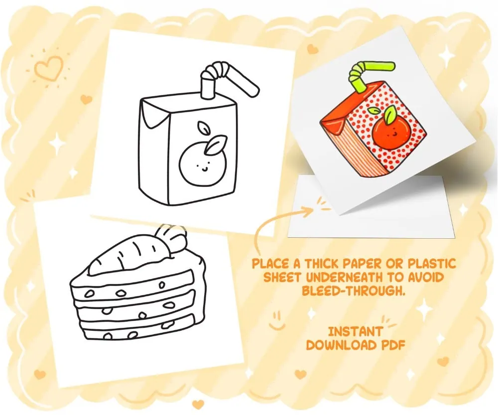 Cozy Kitchen: Sweet, Bold & Easy Coloring Book, coloring page preview 1