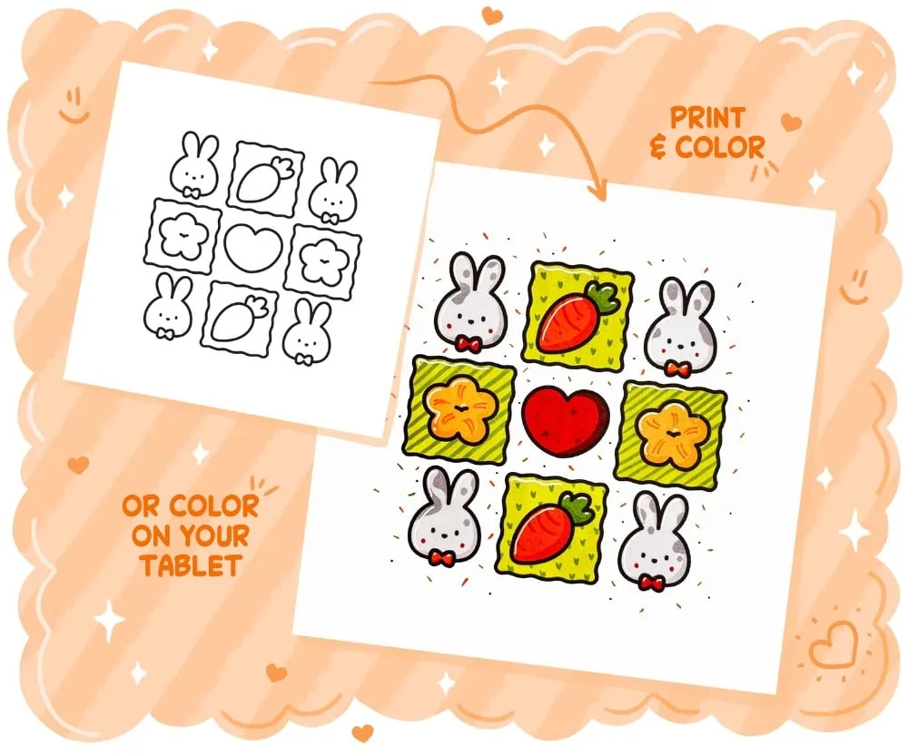 Easter Patterns: Cozy, Bold & Easy Coloring Book, coloring page preview 5