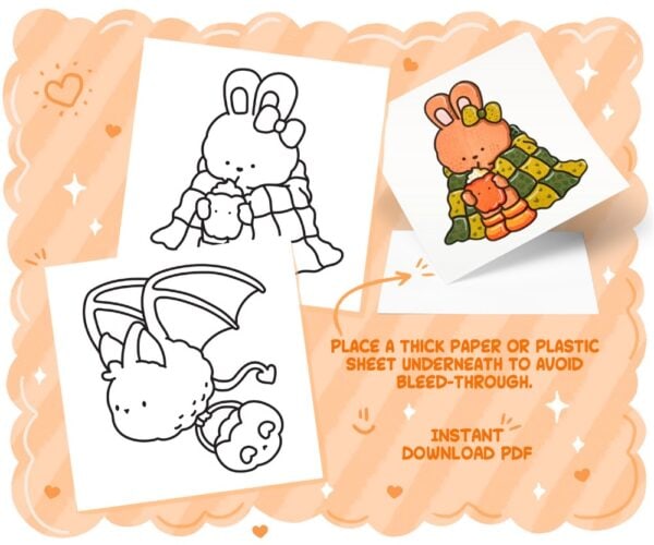 Halloween Vibes: Spooky Cute, Bold & Easy Coloring Book - Image 2