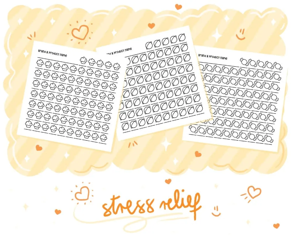 Color Swatch: Cute, Bold & Easy Test Chart Coloring Book, coloring page preview 4