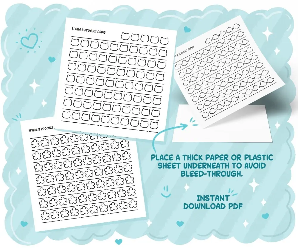 Color Swatch: Cute, Bold & Easy Test Chart Coloring Book, coloring page preview 1