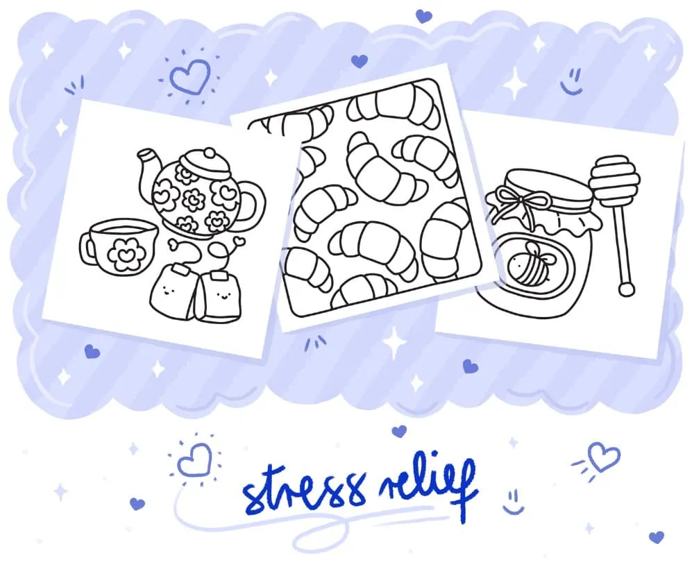 Cozy Kitchen: Sweet, Bold & Easy Coloring Book, coloring page preview 4
