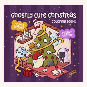spooky christmas coloring book
