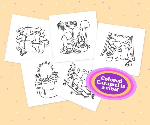 My Quiet Time: Sweet & Relaxing Coloring Book for Cozy Girls - Image 4
