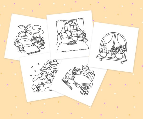 My Quiet Time: Sweet & Relaxing Coloring Book for Cozy Girls - Image 5