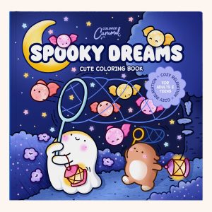Spooky dreams coloring book