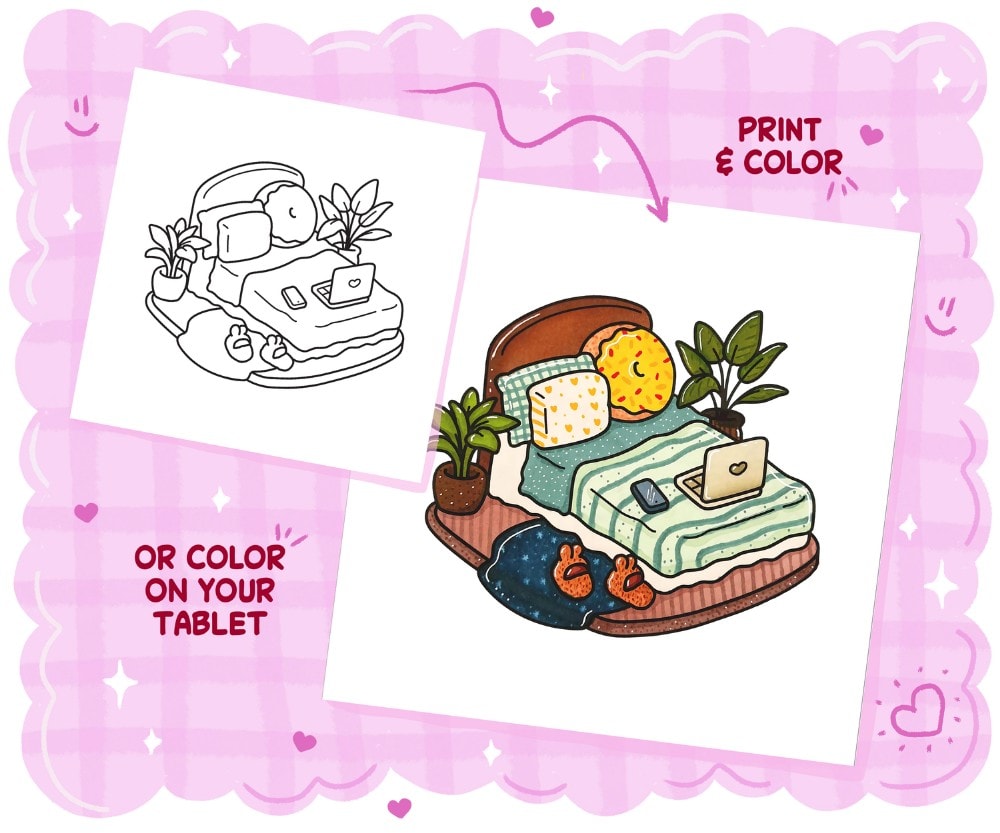 My Quiet Time: Sweet & Relaxing Coloring Book for Cozy Girls - Image 6