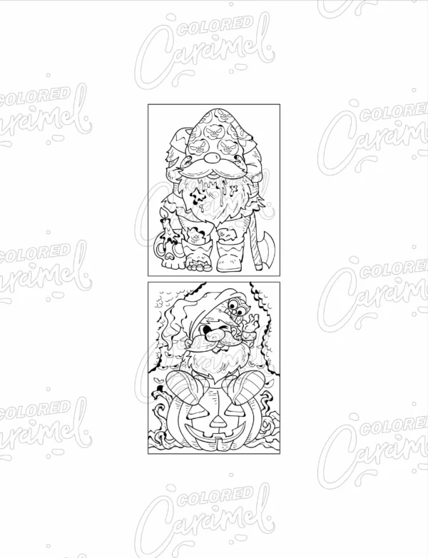 Halloween Gnomes Coloring Book - Image 6
