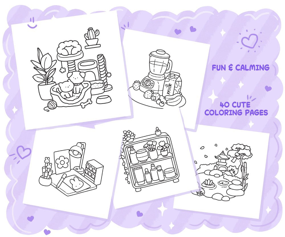 My Quiet Time: Sweet & Relaxing Coloring Book for Cozy Girls - Image 3