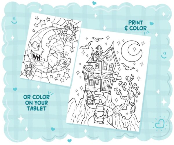 Halloween Gnomes Coloring Book - Image 6