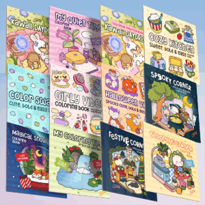 🌟 The Colored Caramel Ultimate Coloring Collection – 12-Book Bundle 🌟