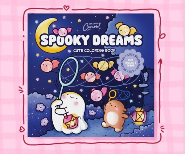 Spooky Dreams: Cute Coloring Book