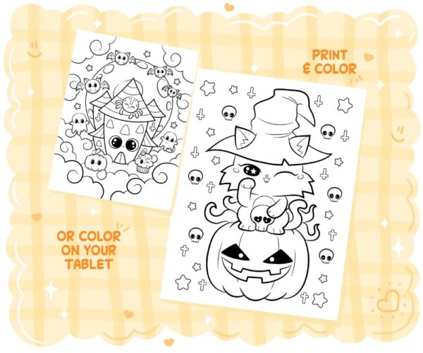 Kawaii Pastel Goth Coloring Book - Image 6