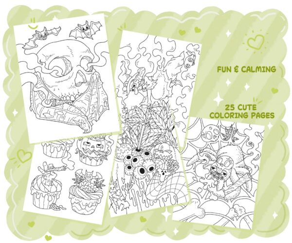 Stoner Halloween Coloring Book: Haunted Pumpkins & Chill Ghosts - Image 2