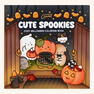 cozy halloween coloring book