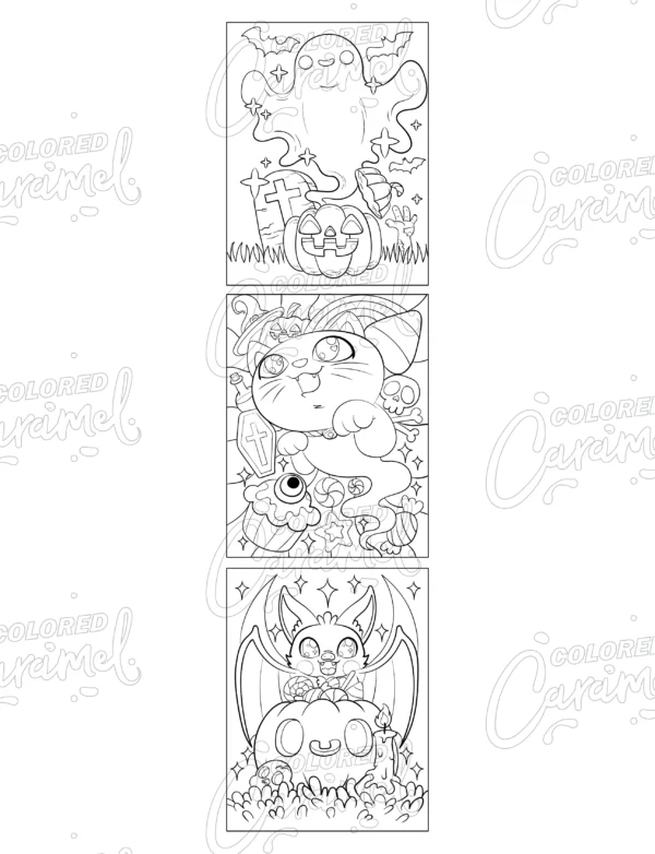 So Bootiful: Kawaii Pastel Goth Halloween Coloring Book - Image 4