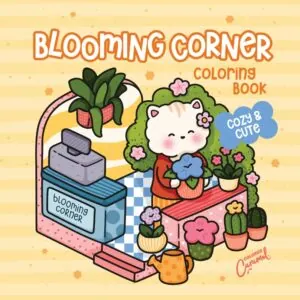 Ultimate Coloring Book Bundle – 12 Cute, Cozy & Relaxing Coloring Books, coloring page preview 2