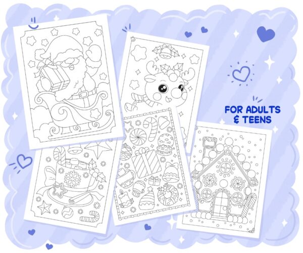 Charming Christmas: A Coloring Book for All Ages - Image 4