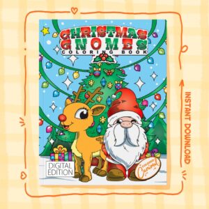 Christmas Gnomes Coloring Book