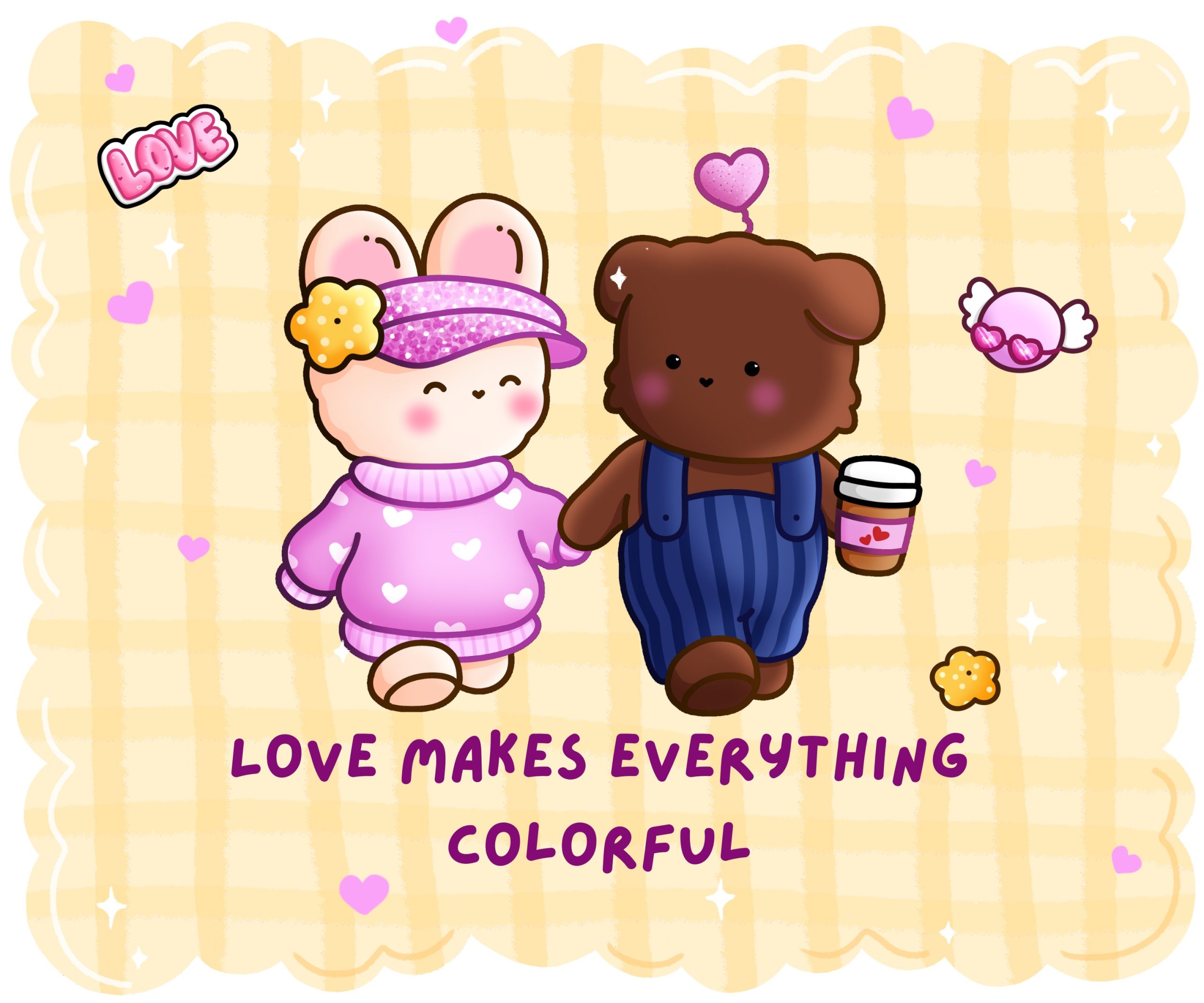 Valentine's Day Coloring Pages Cozy Love with Adorable Hand-Drawn Comfy Illustrations - Image 5