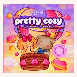Pretty Cozy: Cute Hygge Coloring Book - Comfy Relaxation for Adults and Teens